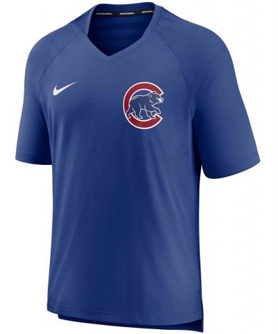 Men's Royal Chicago Cubs Authentic Collection Pregame Performance V-Neck T-shirt $46.79 T-Shirts