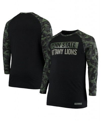 Men's Black, Camo Penn State Nittany Lions OHT Military-Inspired Appreciation Big & Tall Raglan Long Sleeve T-shirt $27.00 T-...