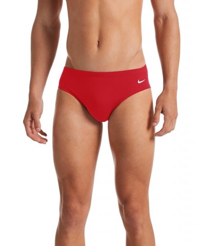 Men's Poly Solid Brief Red $23.46 Swimsuits