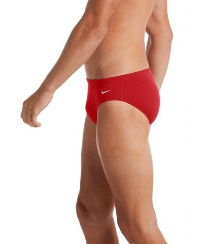 Men's Poly Solid Brief Red $23.46 Swimsuits