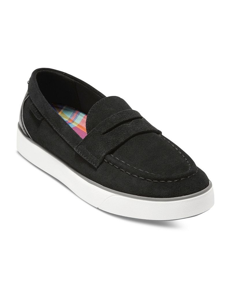 Women's Nantucket 2.0 Penny Loafers Black $47.60 Shoes