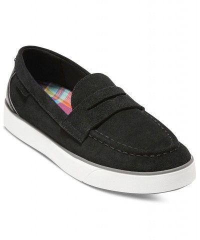 Women's Nantucket 2.0 Penny Loafers Black $47.60 Shoes