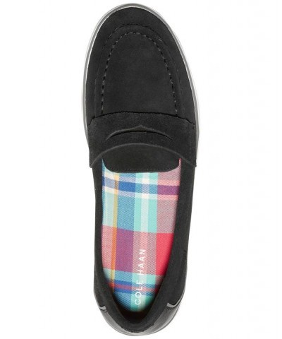 Women's Nantucket 2.0 Penny Loafers Black $47.60 Shoes