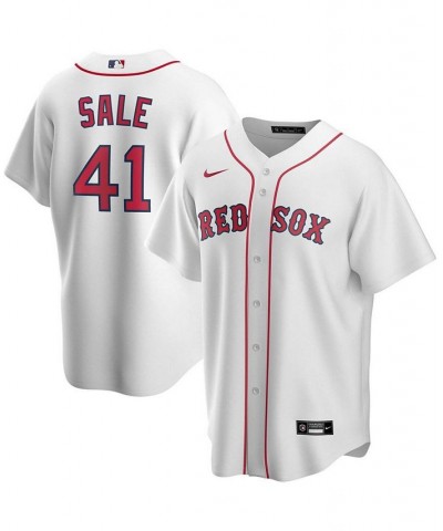 Men's Chris Sale White Boston Red Sox Home Replica Player Name Jersey $49.30 Jersey