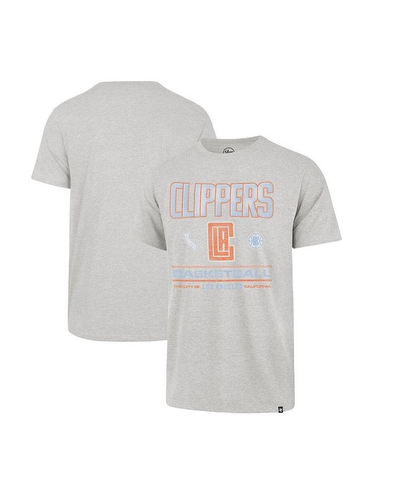 Men's '47 Gray LA Clippers 2021/22 City Edition Elements Franklin T-shirt $14.08 T-Shirts