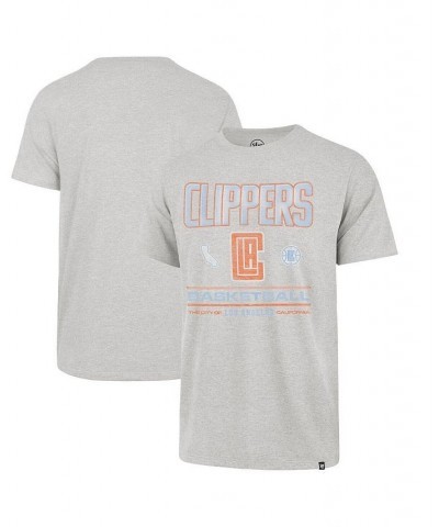 Men's '47 Gray LA Clippers 2021/22 City Edition Elements Franklin T-shirt $14.08 T-Shirts