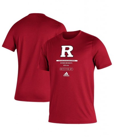 Men's Scarlet Rutgers Scarlet Knights Sideline Locker Tag Creator AEROREADY T-shirt $21.59 T-Shirts