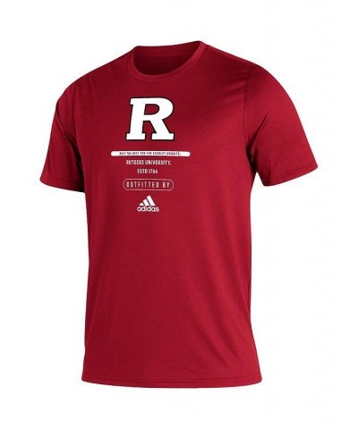 Men's Scarlet Rutgers Scarlet Knights Sideline Locker Tag Creator AEROREADY T-shirt $21.59 T-Shirts