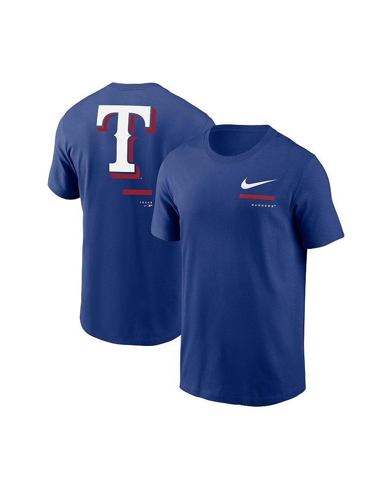 Men's Royal Texas Rangers Over the Shoulder T-shirt $21.00 T-Shirts