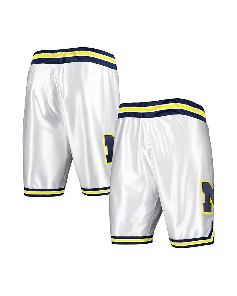 Men's White Michigan Wolverines 1991 Shorts $41.85 Shorts