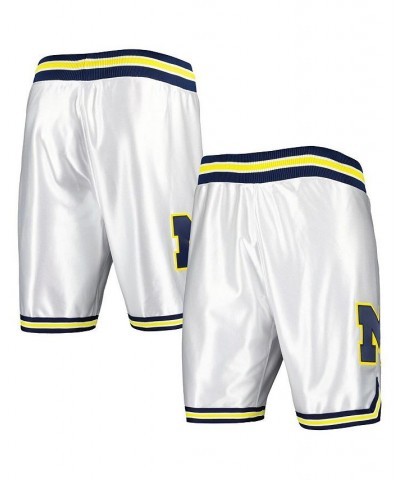 Men's White Michigan Wolverines 1991 Shorts $41.85 Shorts