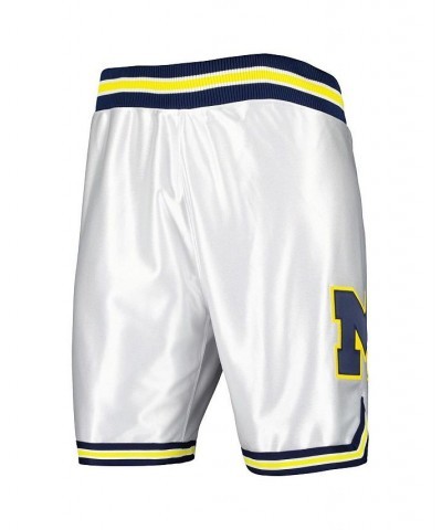 Men's White Michigan Wolverines 1991 Shorts $41.85 Shorts