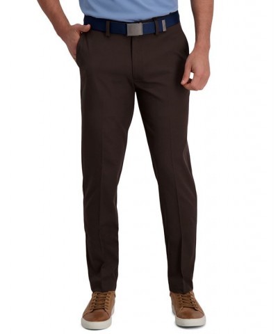 Cool Right Performance Flex Slim Fit Flat Front Pant Brown Heather $23.10 Pants