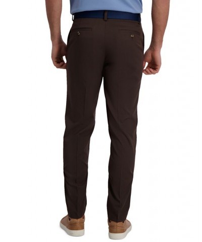 Cool Right Performance Flex Slim Fit Flat Front Pant Brown Heather $23.10 Pants