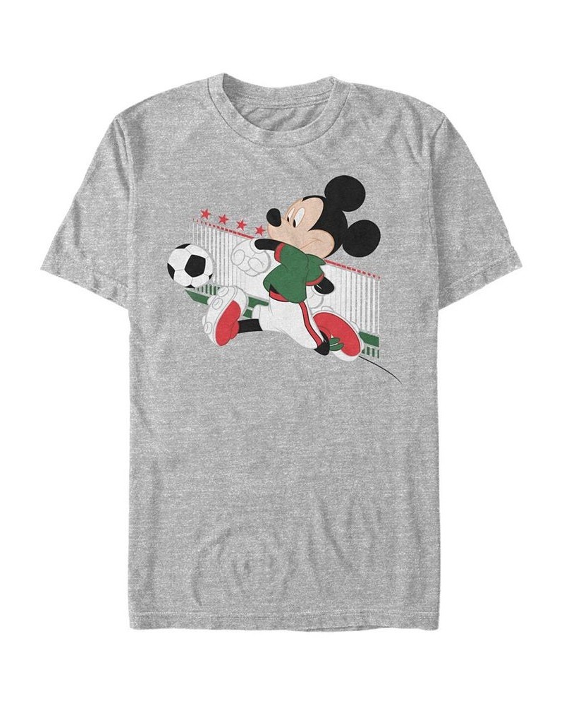 Men's Mexico Kick Short Sleeve T-Shirt Gray $15.05 T-Shirts