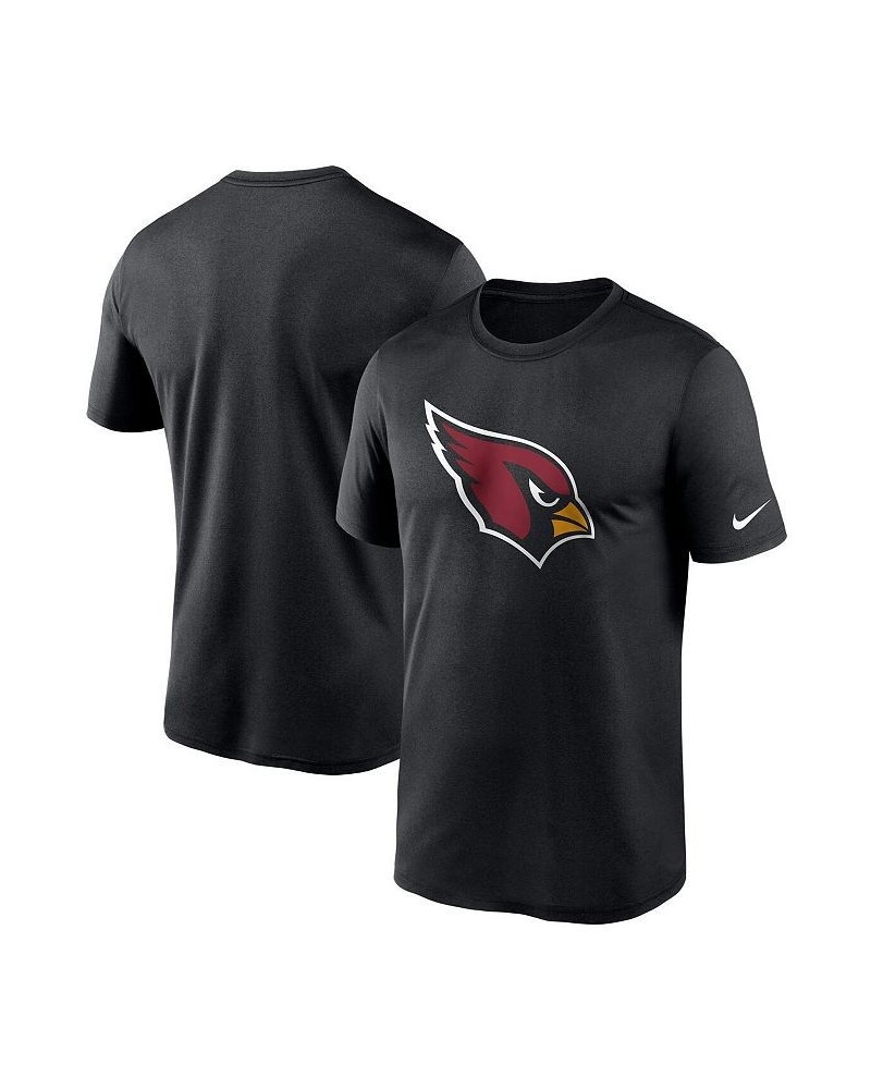 Men's Black Arizona Cardinals Logo Essential Legend Performance T-shirt $19.60 T-Shirts