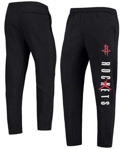 Men's Black Houston Rockets Courtside Statement Edition Fleece Pants $27.90 Pants