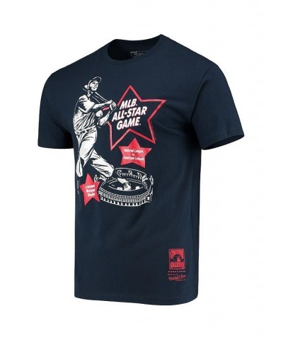 Men's Navy MLB All-Star Game Cooperstown Collection Cleveland Municipal Stadium T-shirt $24.00 T-Shirts