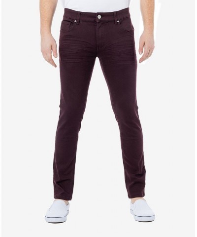 Men's Stretch 5 Pocket Skinny Jeans Red $40.48 Jeans