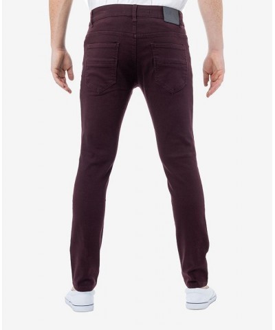 Men's Stretch 5 Pocket Skinny Jeans Red $40.48 Jeans