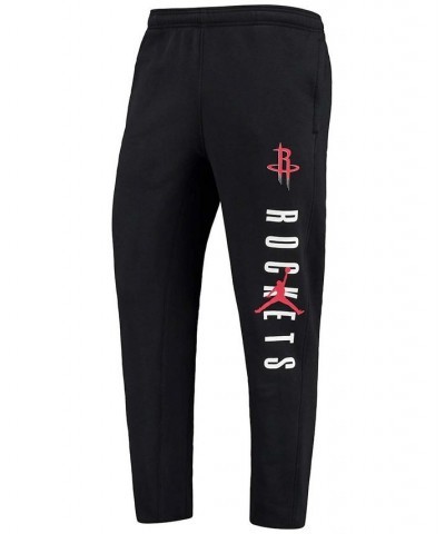 Men's Black Houston Rockets Courtside Statement Edition Fleece Pants $27.90 Pants