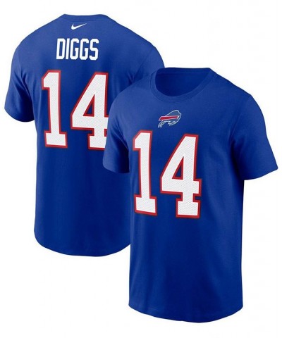 Men's Stefon Diggs Royal Buffalo Bills Name and Number T-shirt $25.99 T-Shirts