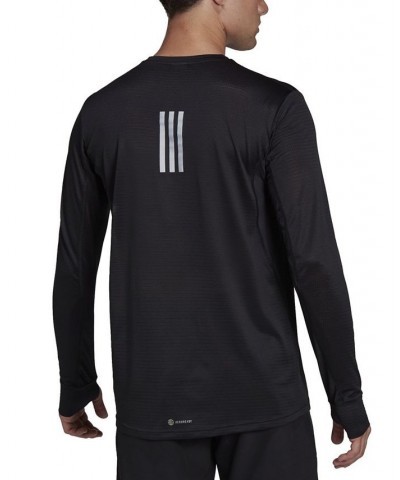 Men's Own The Run Regular-Fit Long-Sleeve Performance T-Shirt Orange $27.00 T-Shirts