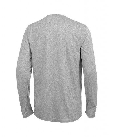 Men's Heathered Gray New York Giants Combine Authentic Red Zone Long Sleeve T-shirt $20.51 T-Shirts