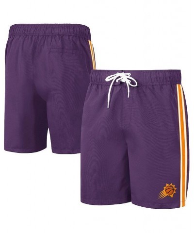 Men's Purple, Orange Phoenix Suns Sand Beach Volley Swim Shorts $29.14 Swimsuits