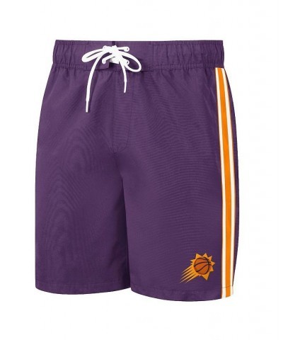 Men's Purple, Orange Phoenix Suns Sand Beach Volley Swim Shorts $29.14 Swimsuits