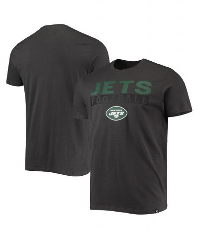 Men's '47 Charcoal New York Jets Dark Ops Super Rival T-shirt $15.12 T-Shirts