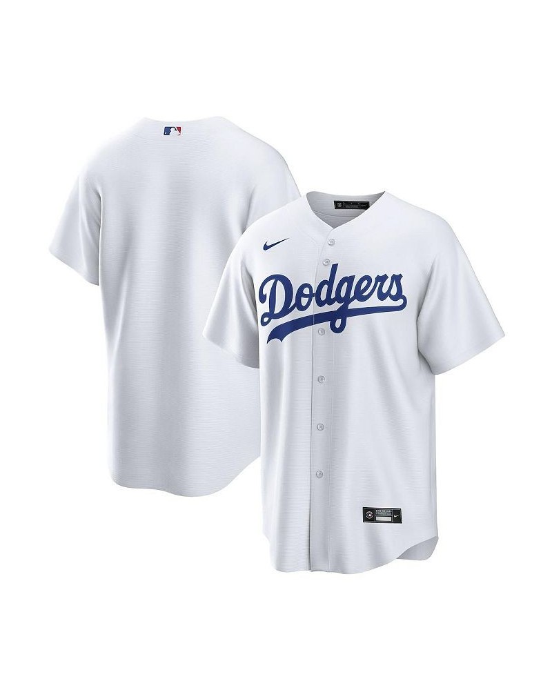 Men's White Los Angeles Dodgers Home Replica Team Jersey $40.00 Jersey