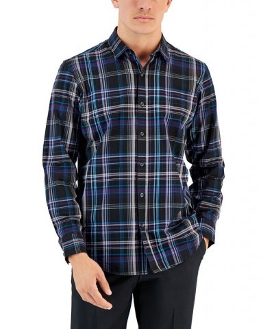 Men's Feliz Plaid Shirt Black $16.63 Shirts