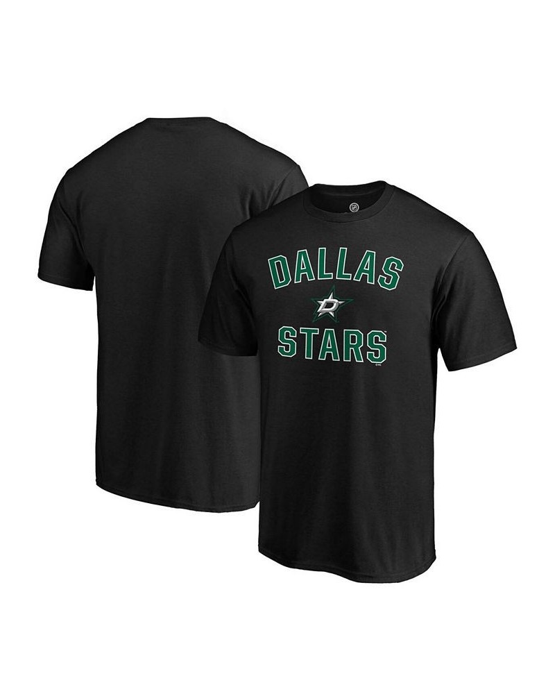 Men's Black Dallas Stars Team Victory Arch T-shirt $17.97 T-Shirts