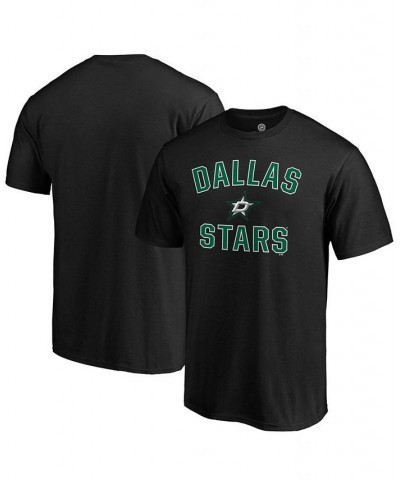 Men's Black Dallas Stars Team Victory Arch T-shirt $17.97 T-Shirts