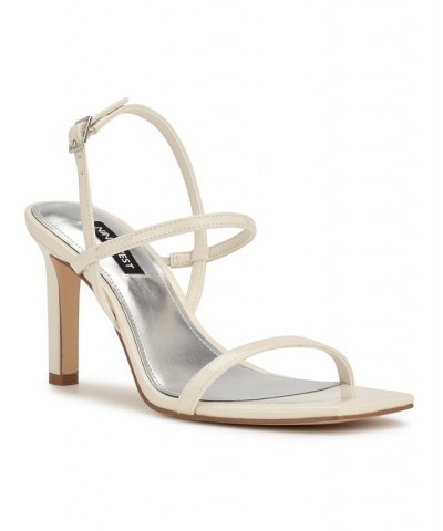 Women's Olah Square Toe Heeled Dress Sandals PD03 $42.75 Shoes