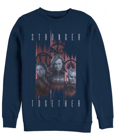 Marvel Men's Avengers Endgame Stronger Together Panel Portraits, Crewneck Fleece Blue $24.20 Sweatshirt