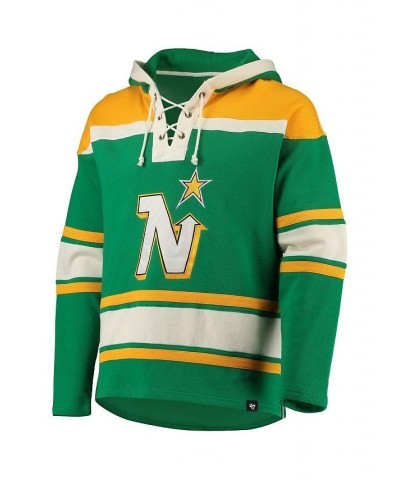 Men's '47 Mike Modano Kelly Green Minnesota North Stars Retired Player Name & Number Lacer Pullover Hoodie $47.58 Sweatshirt