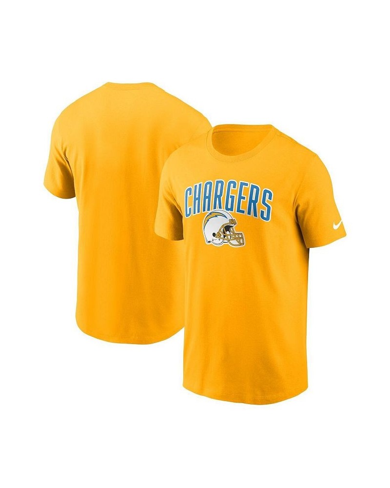 Men's Gold Los Angeles Chargers Team Athletic T-shirt $22.50 T-Shirts