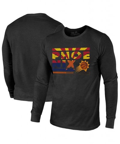 Men's Threads Black Phoenix Suns City and State Tri-Blend Long Sleeve T-shirt $25.85 T-Shirts