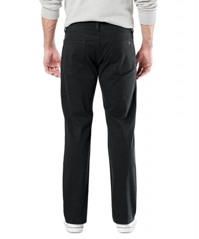 Men's Jean-Cut Supreme Flex Straight Fit Pants Black $32.25 Pants