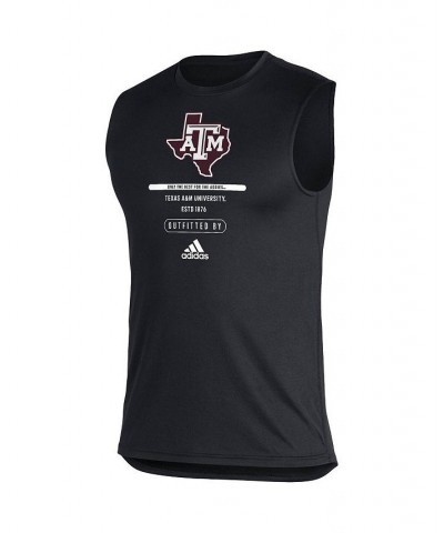 Men's Black Texas A&M Aggies Sideline Locker Tag AEROREADY Creator Sleeveless T-shirt $18.72 T-Shirts