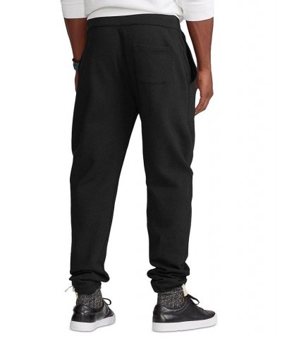 Men's Big & Tall Cotton-Blend-Fleece Pants Black $66.15 Pants