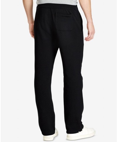 Men's Big & Tall Cotton-Blend-Fleece Pants Black $66.15 Pants