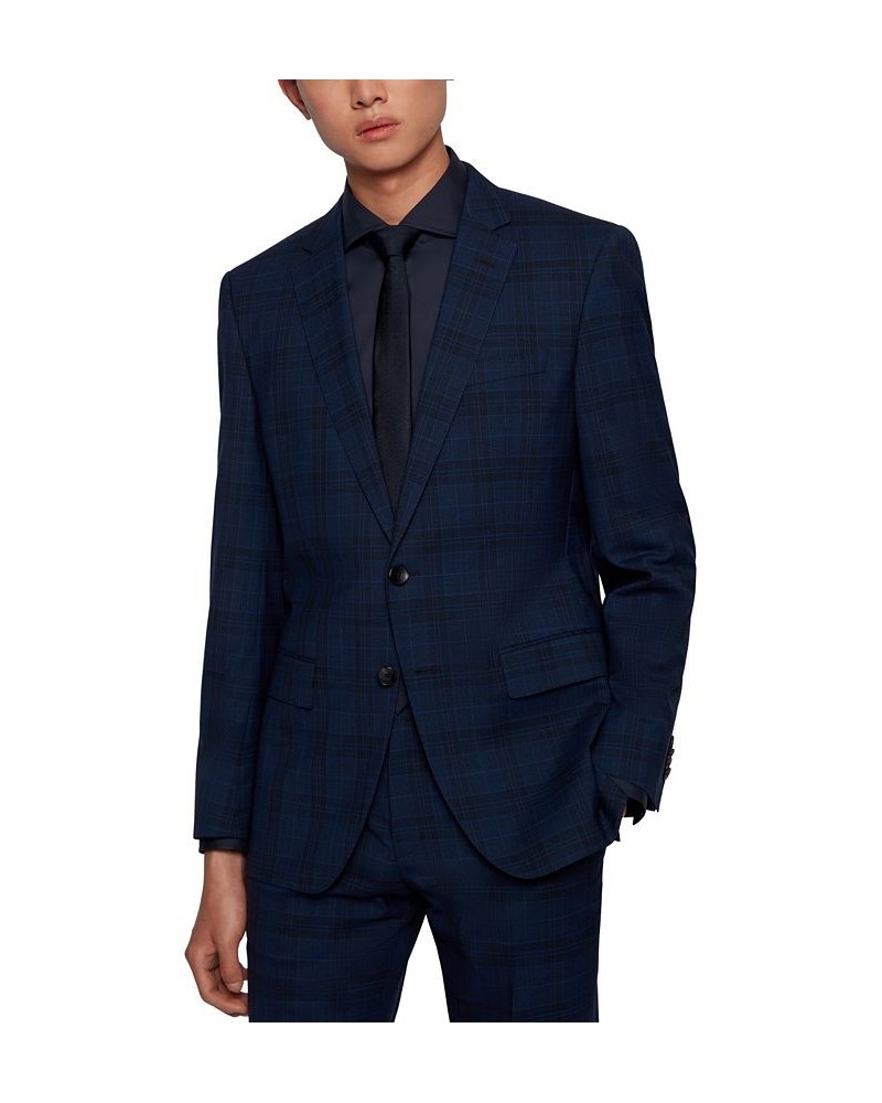 BOSS Men's Slim-Fit Suit Blue $233.20 Suits