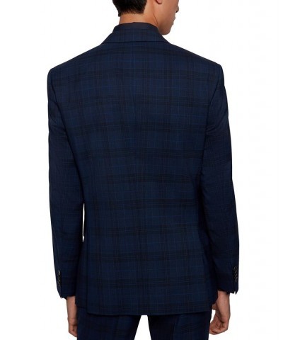 BOSS Men's Slim-Fit Suit Blue $233.20 Suits