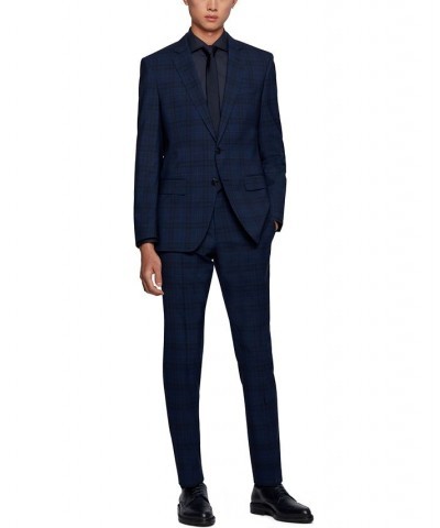 BOSS Men's Slim-Fit Suit Blue $233.20 Suits