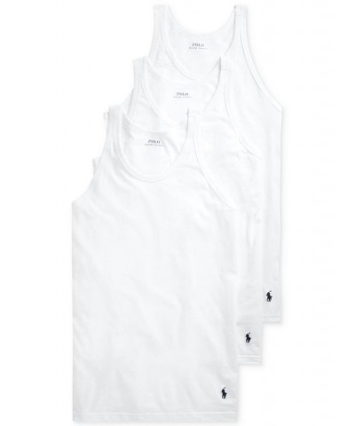 Men's 3-Pk. Slim Fit Classic Undershirts White $28.60 Undershirt