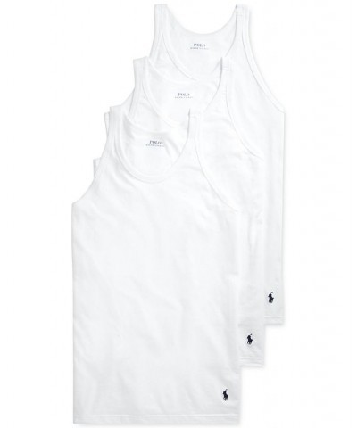 Men's 3-Pk. Slim Fit Classic Undershirts White $28.60 Undershirt