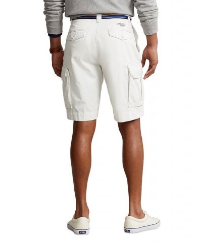 Men's 10-1/2-Inch Relaxed Fit Twill Cargo Shorts White $39.06 Shorts